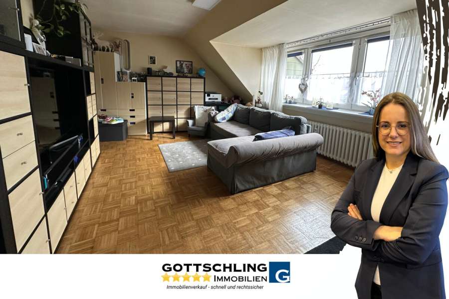 Dachgeschoss Idylle mit drei Zimmern, 45276 Essen, Dachgeschosswohnung